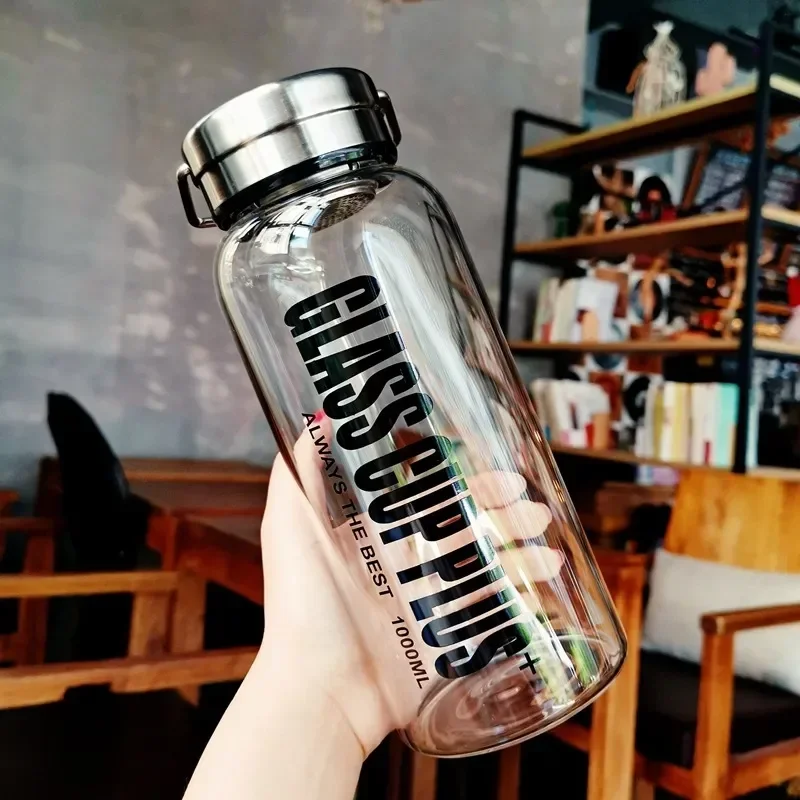 Bouteille d'eau en verre de 2  - Outdoor Sport Glass Water Bottle avis et prix